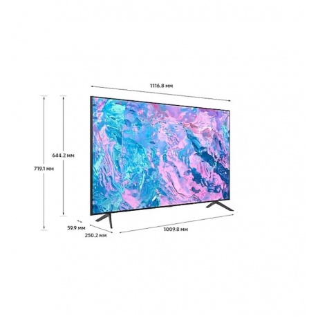 Телевизор Samsung UE50CU7100UXRU Series 7 черный - фото 20