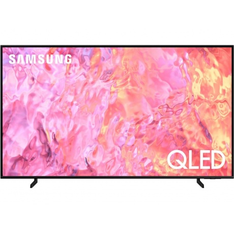 Телевизор Samsung QE75Q60CAUXRU Q черный - фото 1