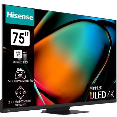 Телевизор Hisense 55U8KQ темно-серый - фото 2