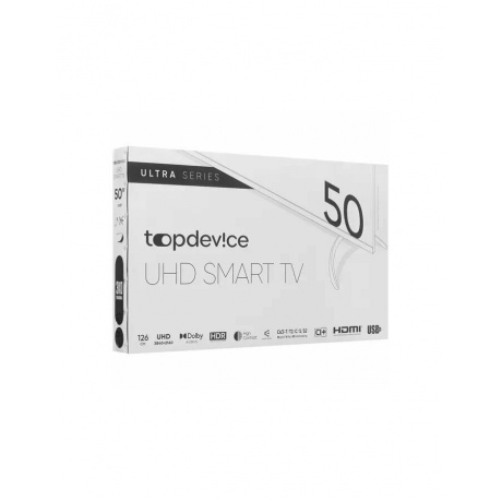Телевизор Topdevice 50" TDTV50CS06U_BK  черный - фото 11