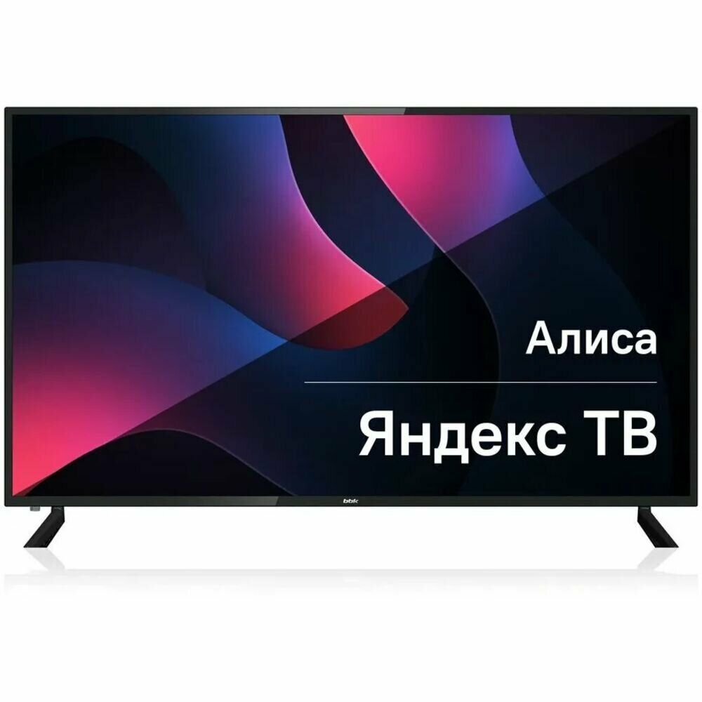 Телевизор BBK 6565LEX-9201/UTS2C черный телевизор bbk 65lex 9201 uts2c b черный