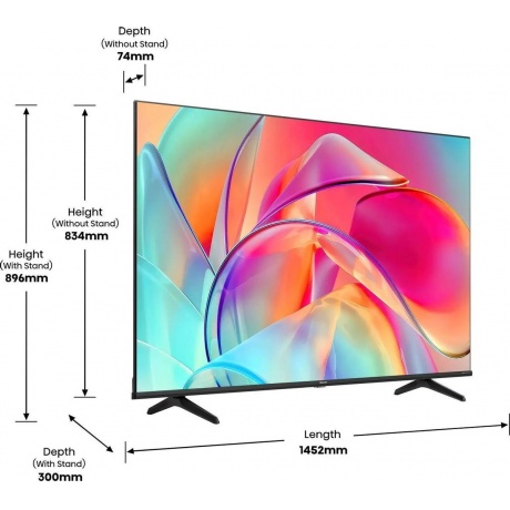 Телевизор Hisense 65&quot; 65E7KQ  черный - фото 9