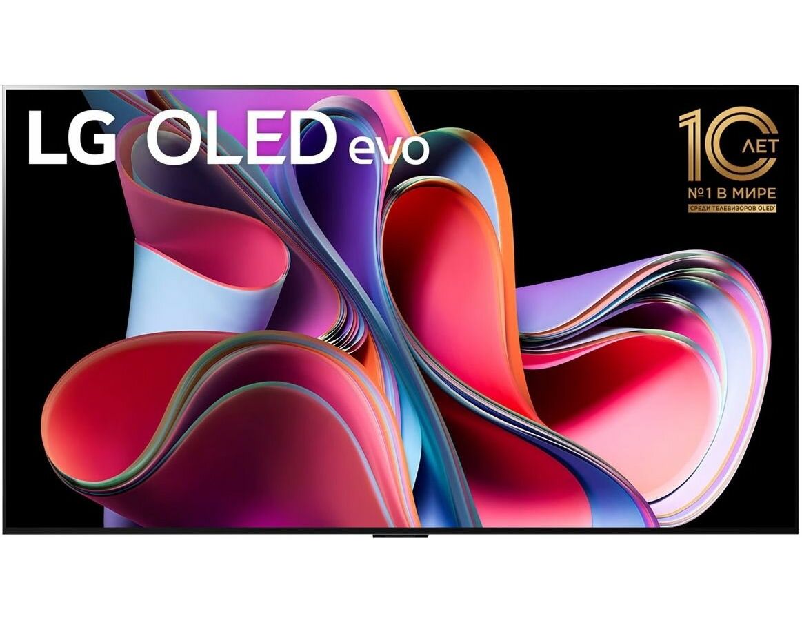 Телевизор LG 65 OLED65G3RLA серебристый