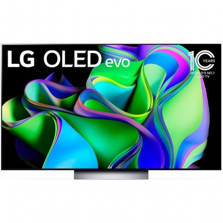Телевизор LG 77&quot; OLED77C3RLA серебристый - фото 1