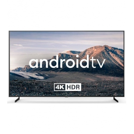 

Телевизор Hyundai H-LED85BU7007 Android TV Metal черный/черный