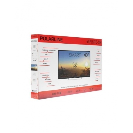 Телевизор PolarLine 43PL51TC-SM черный - фото 15