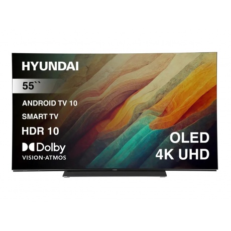 Телевизор Hyundai 55&quot; H-LED55OBU7700 Android TV Frameless черный - фото 1