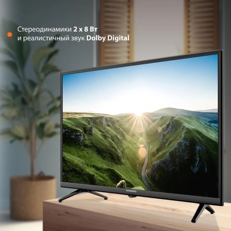 Телевизор SunWind 32&quot; SUN-LED32XS305 Яндекс.ТВ Slim Design черный FULL HD 60Hz DVB-T DVB-T2 DVB-C DVB-S DVB-S2 USB Smart TV - фото 6