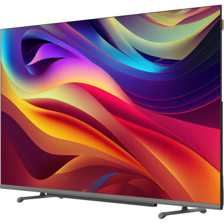 Телевизор Digma Pro 65" QLED 65L Google TV Frameless черный/серебристый