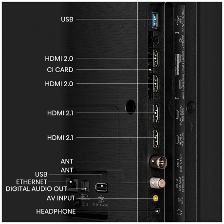 Телевизор Hisense 100U7KQ темно-серый - фото 8