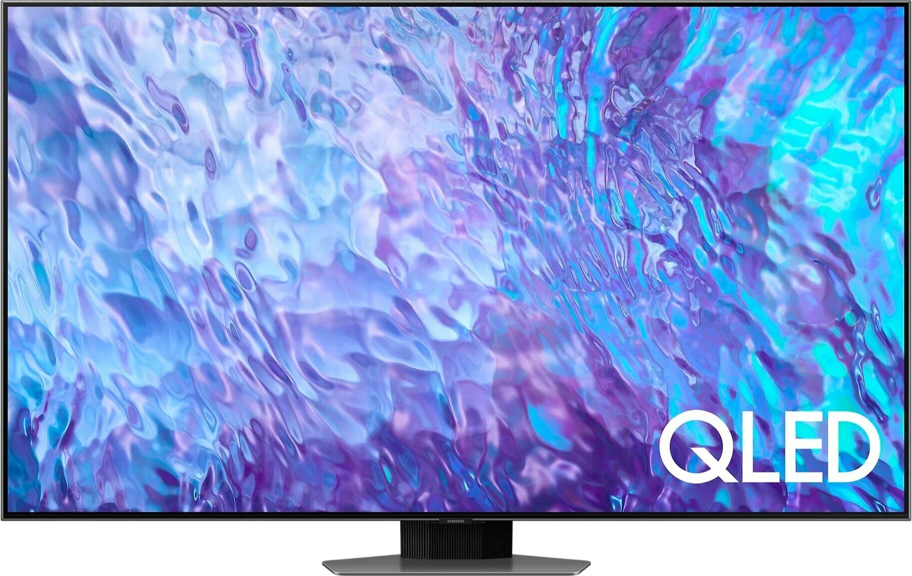 Телевизор Samsung QE55QN90CAUXRU Series 9 серебристый телевизор samsung 55 qled 4k qe55q70bauxce