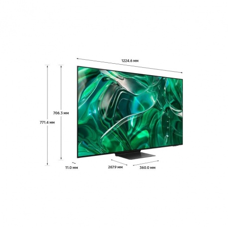 Телевизор Samsung QE55S95CAUXRU Series 9 черный титан - фото 3