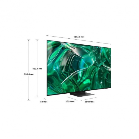Телевизор Samsung QE65S95CAUXRU Series 9 черный титан - фото 3