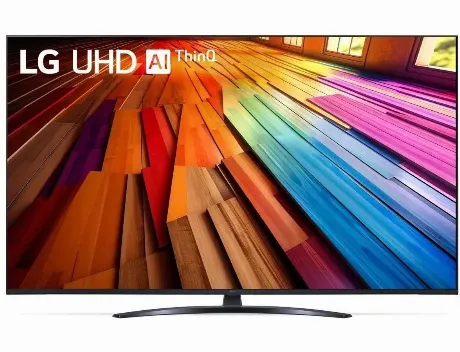 Телевизор LG 65UT81006LA.ARUB черный