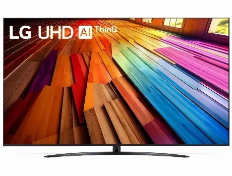 Телевизор LG 86UT81006LA.ARUB черный