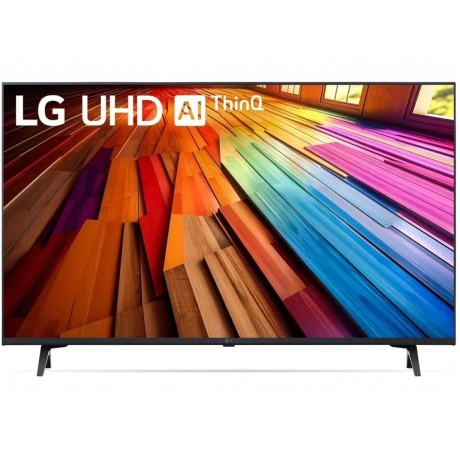 Телевизор LG 43UT80006LA.ARUB черный