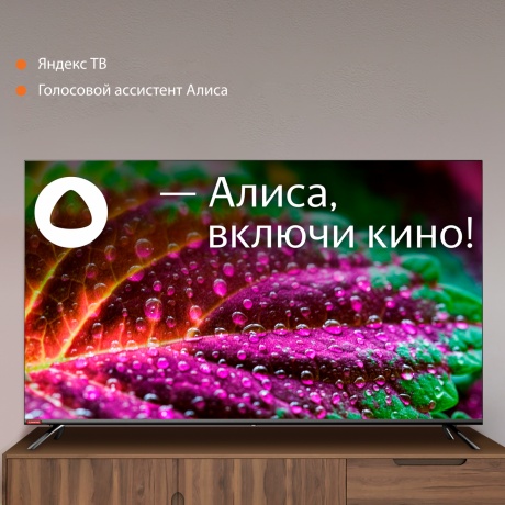 Телевизор SunWind SUN-LED55XU401 Яндекс.ТВ Frameless черный - фото 11
