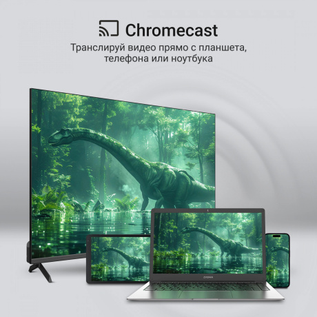 Телевизор QLED Digma 43" DM-LED43UQB31 Google TV Frameless Metal черный/черный 4K Ultra HD 60Hz MEMC DVB-T DVB-T2 DVB-C DVB-S DVB-S2 USB WiFi Smart TV - фото 12