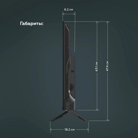 Телевизор BQ 32HNF01B Black - фото 9