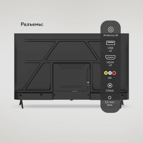 Телевизор Blackton BT 43F34B Black - фото 4