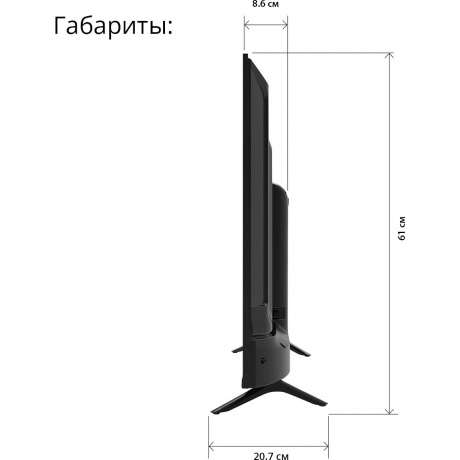 Телевизор Blackton BT 43FSU32B Black - фото 8