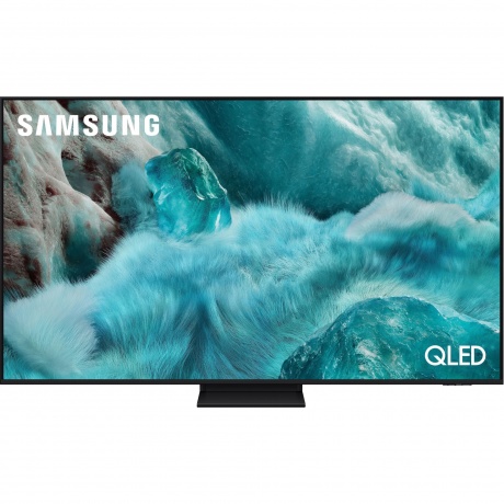 Телевизор QLED Samsung 55" QE55Q7F5AUXRU черный 4K - фото 1