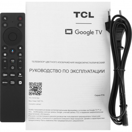 Телевизор TCL 65P7K 65" 4K Ultra HD Smart TV, Google TV, черный - фото 10