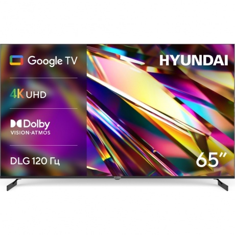 

Телевизор Hyundai H-LED65BU7011 65" 4K Ultra HD LED Smart Google TV Frameless черный