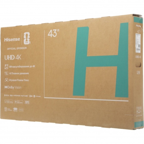 Телевизор Hisense 43A6S RU 43" 4K UltraHD черный - фото 7