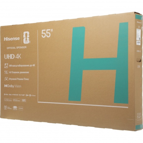 Телевизор Hisense 55A6S RU 55" 4K UltraHD черный - фото 13