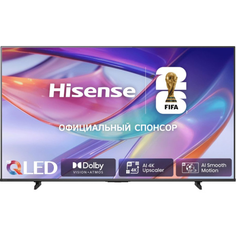 Телевизор Hisense 75E7S 75" 4K UltraHD QLED черный