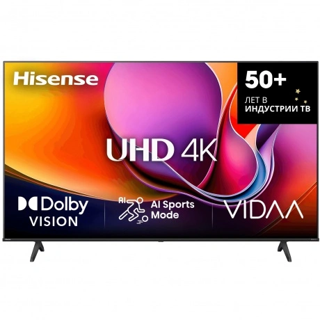 Телевизор Hisense LED Entry 43A6Q RU 43" 4K UltraHD черный