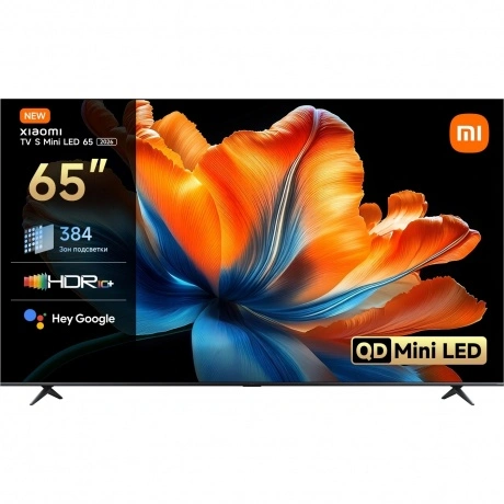Телевизор Xiaomi TV S Mini LED 65 2026 L65MC-SRU темно-серый/чер...