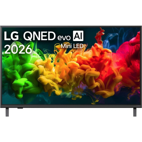 Телевизор LG 43QNED80B6B.ARUG 43" LED 4K Ultra HD черный титан - фото 1