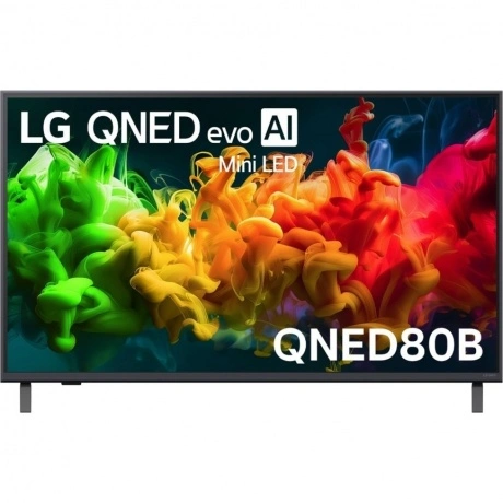 Телевизор LG 43QNED80B6B.ARUG 43" LED 4K Ultra HD черный титан