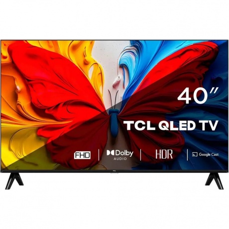 Телевизор TCL 40S5K 40" QLED FULL HD черный - фото 1