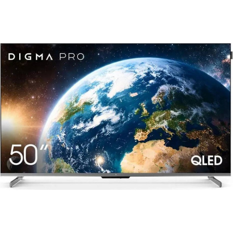 Телевизор Digma Pro QLED 50D Google TV Frameless черный графит/черный QLED 50" 4K Ultra HD