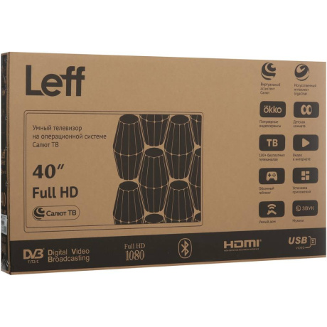 Телевизор LEFF 43" DLED FHD 43F250T - фото 12