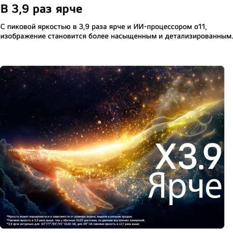 Телевизор LG OLED 55" 4K OLED55G6RLA.ARU - фото 11