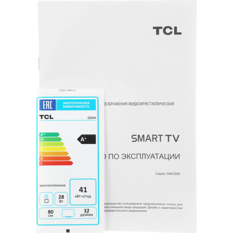 Телевизор TCL 32" QLED HD 32S4K-RU - фото 12