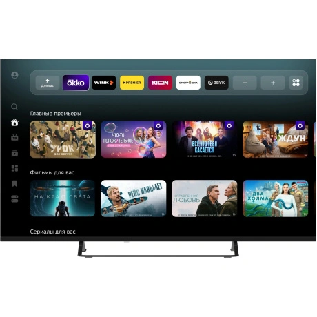 Телевизор LED Sber 65" SDX-65U5500MBB Салют ТВ Frameless черный ...