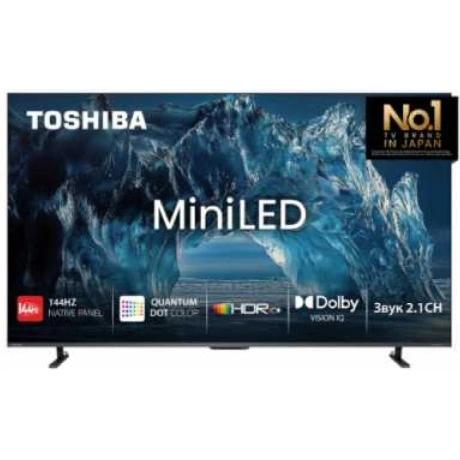 Телевизор Toshiba 55" 55Z680SE черный Mini-LED+QLED UHD 144Hz Sm...