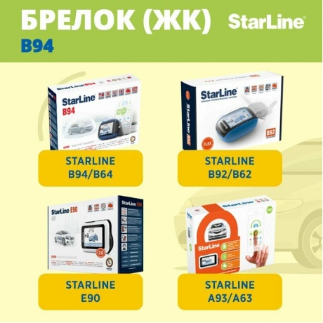 Брелок для сигнализации StarLine B94 - фото 8