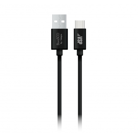 Дата-кабель BoraSCO USB - Type-C, 2A, 1м, черный - фото 2
