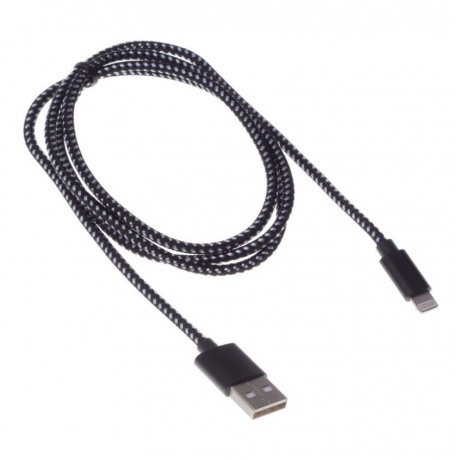 Кабель Buro BHP RET LGHT-B-BR Lightning (m) USB A(m) 1м черный - фото 2