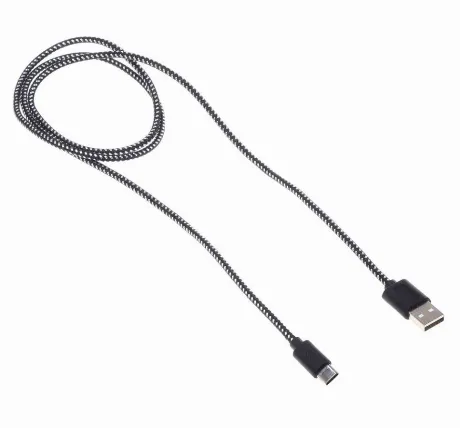 Кабель Buro Braided BHP RET TYPEC1 USB A(m) USB Type-C (m) 1м