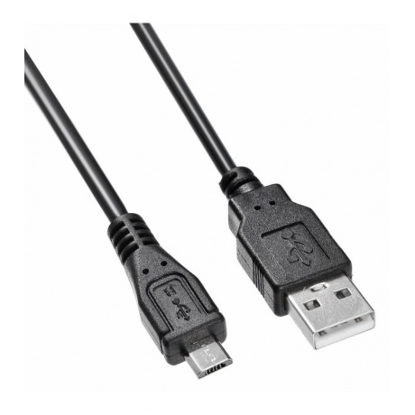Кабель Buro MICROUSB2.0 micro USB B (m) USB A(m) 1.5м черный - фото 2