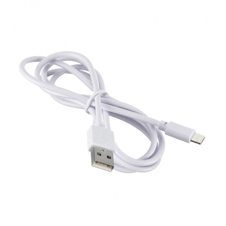 Кабель Digma USB A (m) Lightning (m) 1.2м белый - фото 2