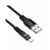 Кабель Digma USB A (m) Lightning (m) 3м черный
