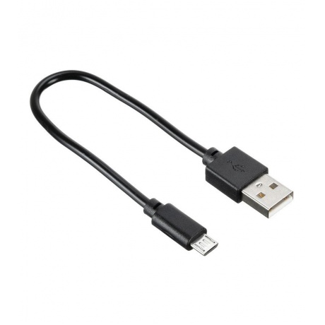 Кабель Digma USB A (m) micro USB B (m) 0.15м черный - фото 2